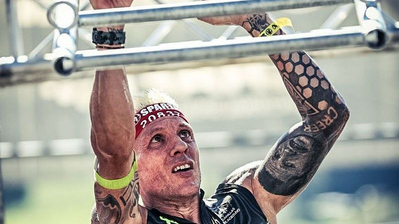 Ramón Alarcón en la Spartan Race.