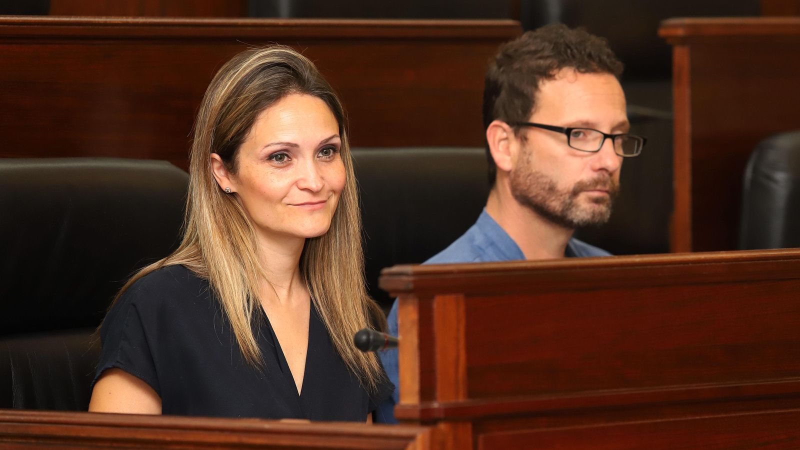 Los diputados de Ciudadanos y Adelante Huelva