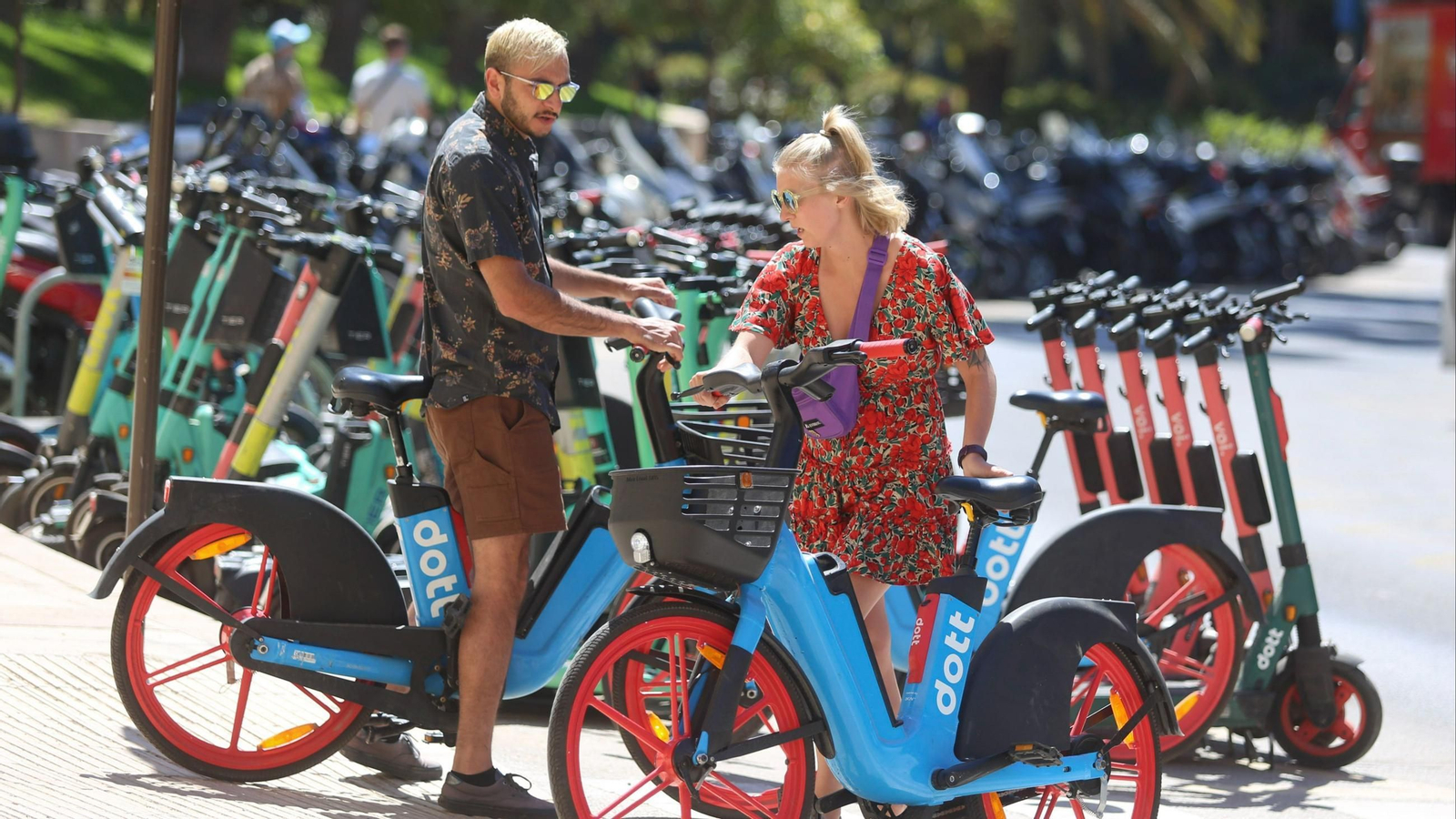 Alquiler de bicicletas eléctricas.
