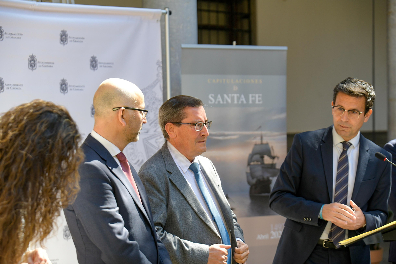 El hermanamiento de Santa Fe y Granada, en imágenes