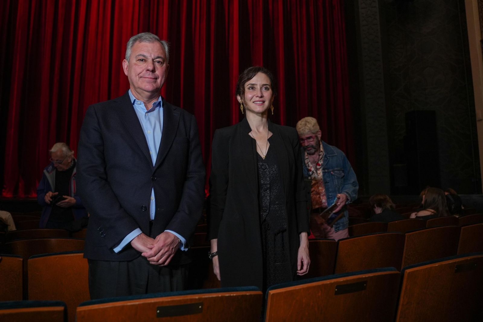 El alcalde Sanz con Díaz Ayuso en Nueva York.