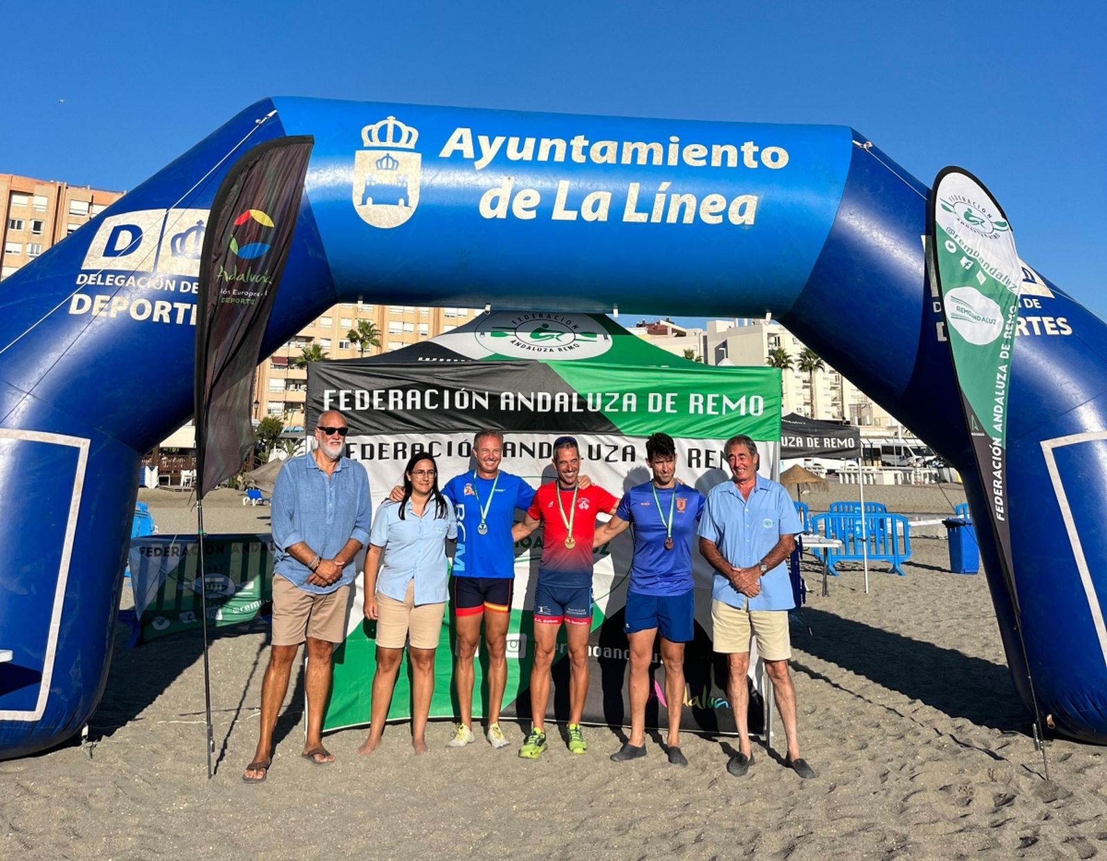 El Mediterráneo domina el Campeonato de Andalucía de remo de mar