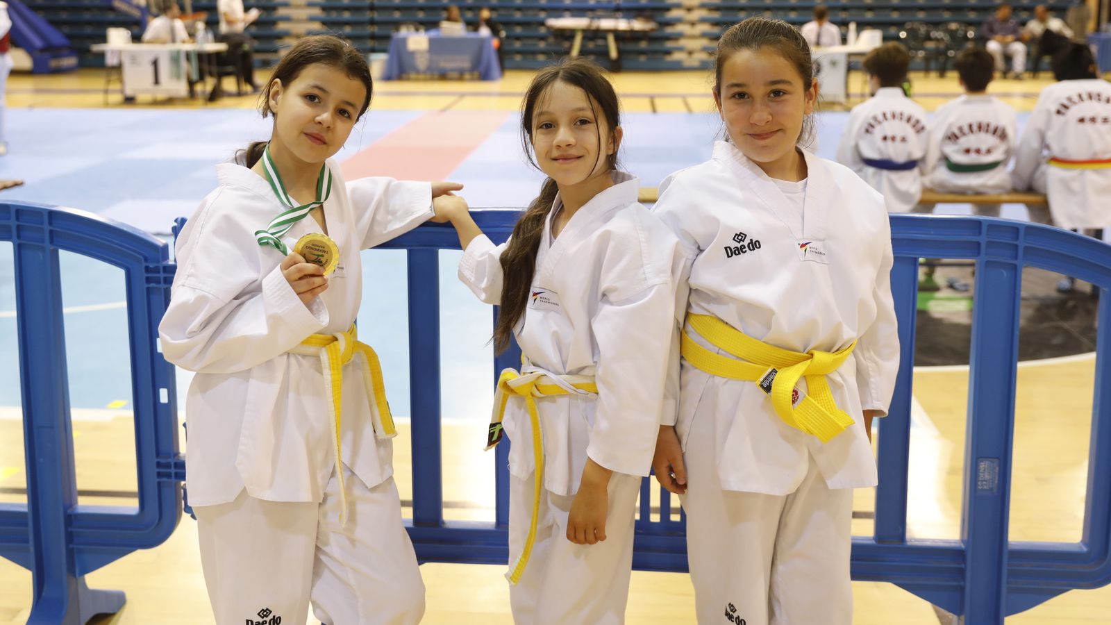 Jornada de torneo base de taekwondo olímpico