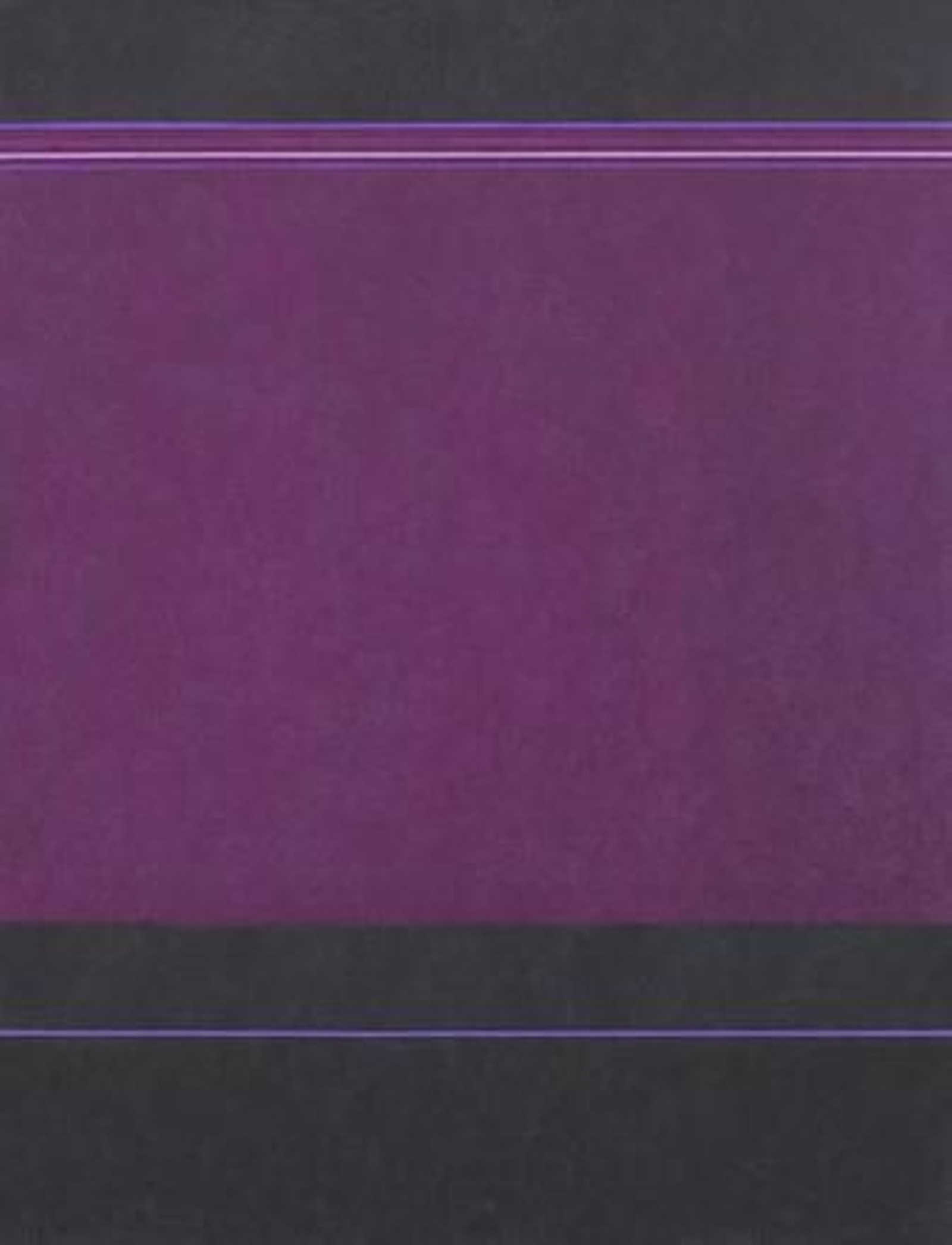 El color y el cuerpo. José Soto Reyes expone en la galería de la calle General Castaños un total de 16 piezas. A la izquierda se reproduce el cuadro que da la bienvenida al espectador en la entrada de la galería La Caja China, de un carmín muy oscuro en el centro. A la derecha, imagen del cuadro frontero al anterior, donde dominan las oblicuas. Abajo, reproducción de la obra titulada 'Azul ultramar'.