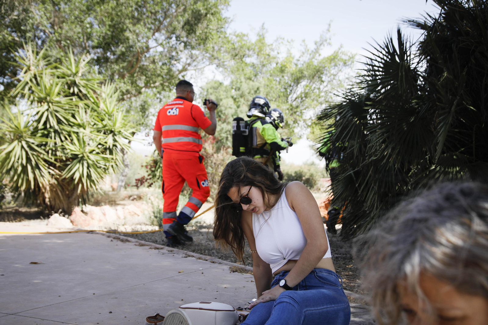 Las mejores imágenes del simulacro emergencias 061
