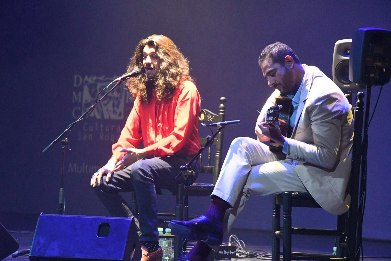 Israel Fernández y Diego del Morao en el Teatro Juan Luis Galiardo