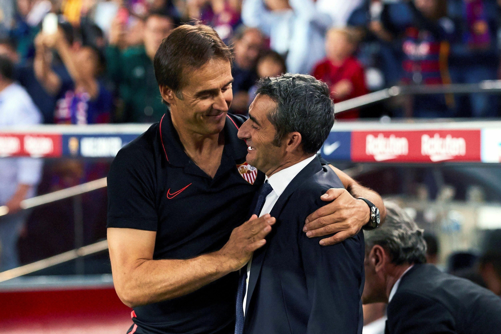 Las imágenes del Barcelona-Sevilla Las imágenes del Barcelona-Sevilla