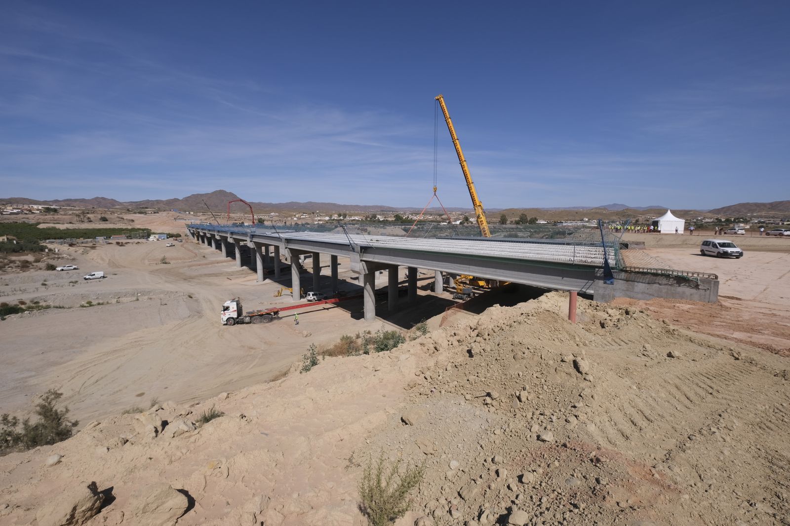 Fotogalería visita Consejera de Fomento a las obras de la Autovía del Almanzora