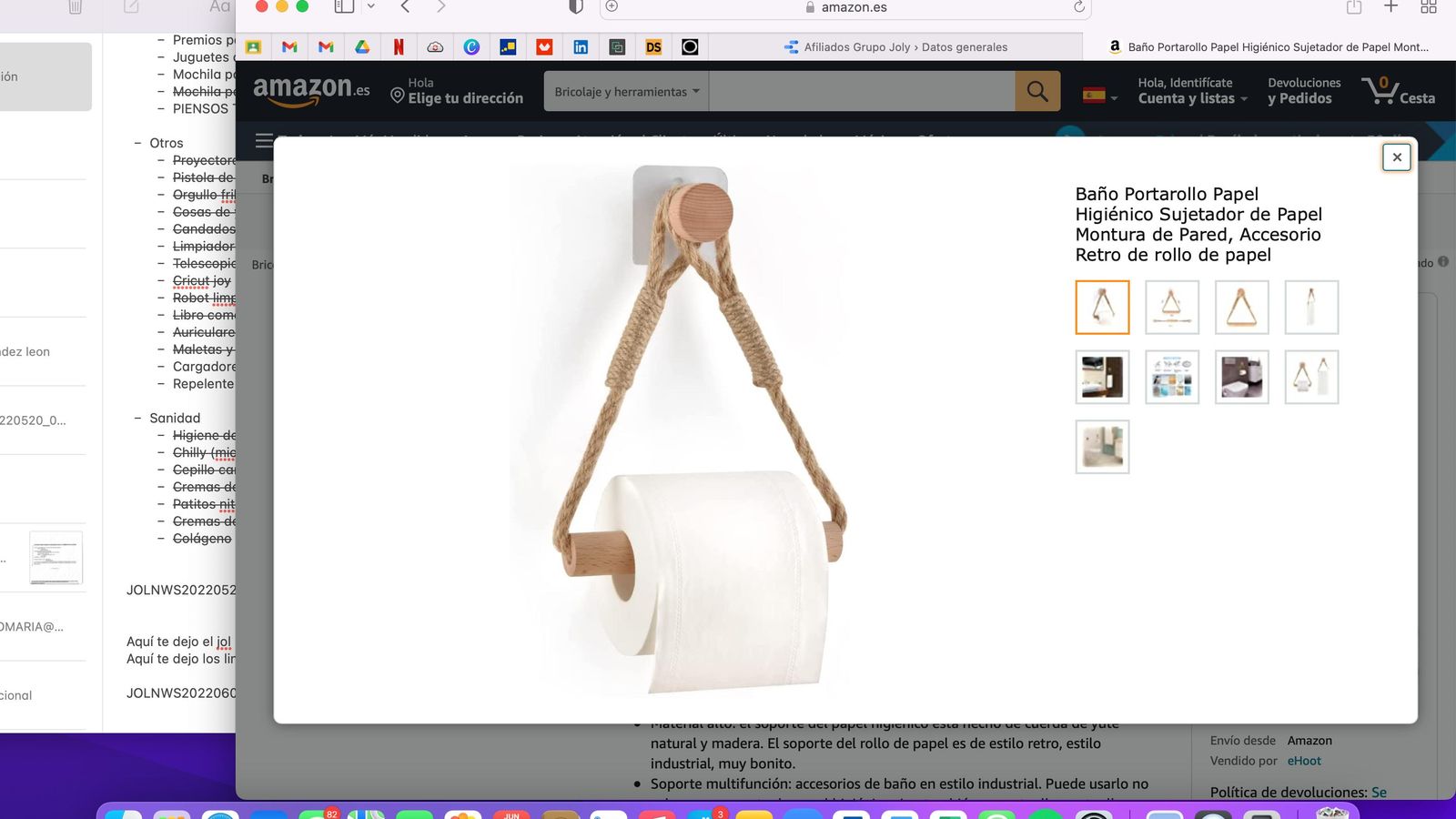 Portarrollos de Papel