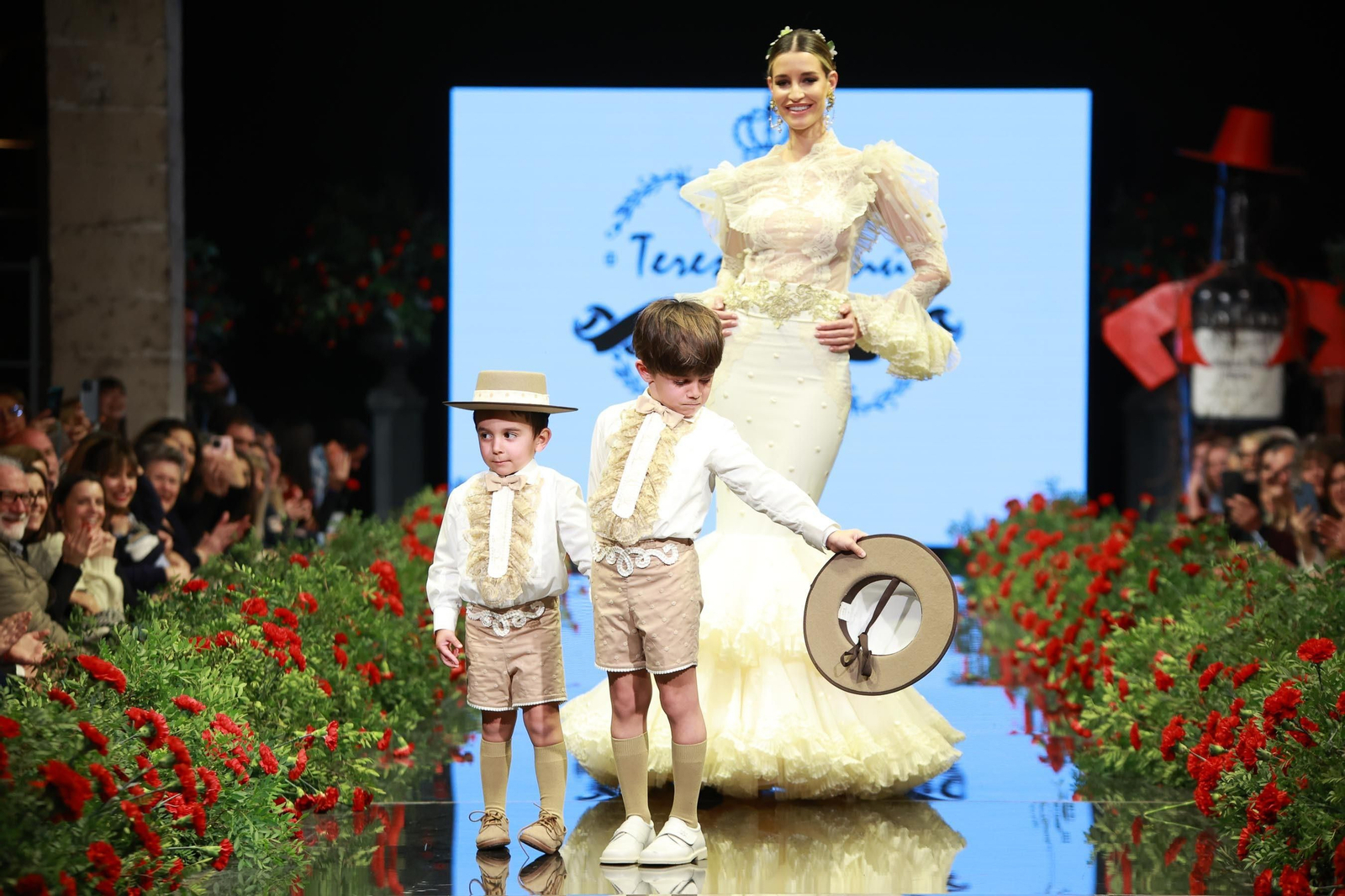Desfile de Teresa Ninú - Atelier Nuria Chaparro en la Pasarela Flamenca Jerez Tío Pepe 2023