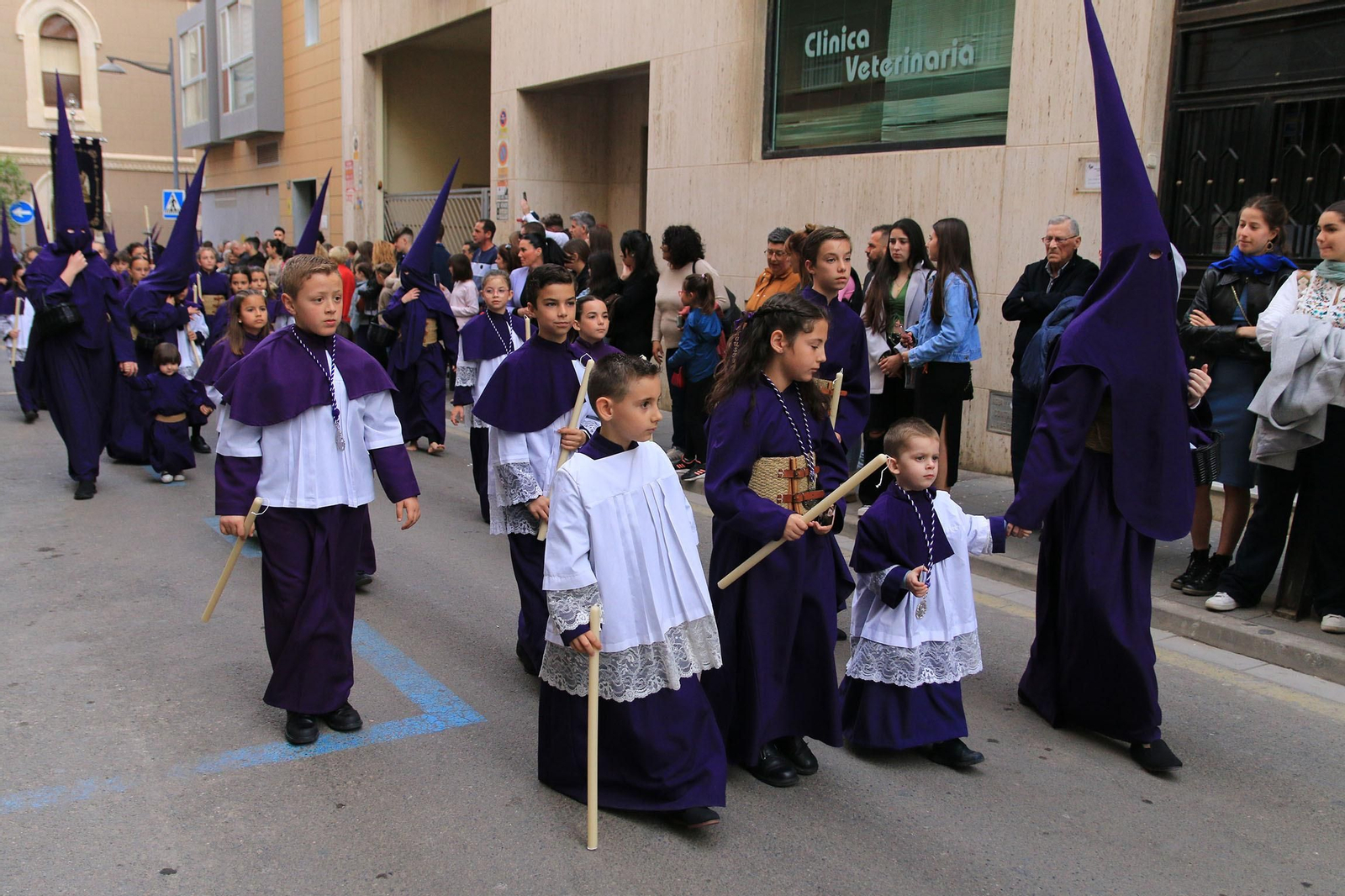 La procesión de Las Angustias, en imágenes