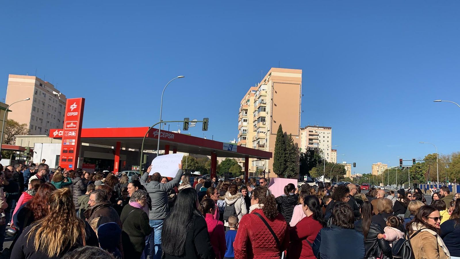 Una  de  las  protestas  de  los  vecinos  de  San  Pablo.