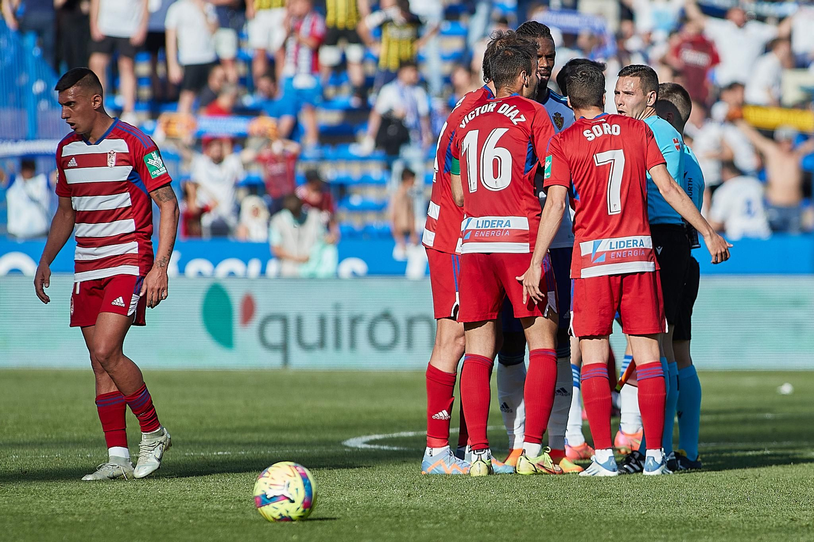 Las mejores imágenes del partido entre el Zaragoza y el Granada