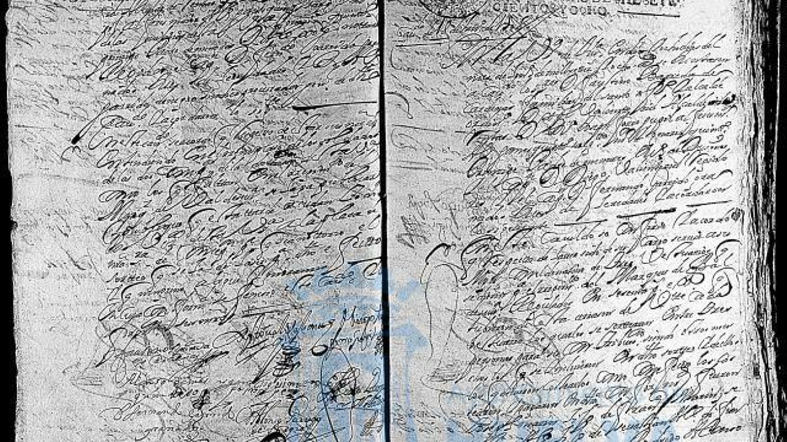 Una de las actas capitulares del siglo XVI.