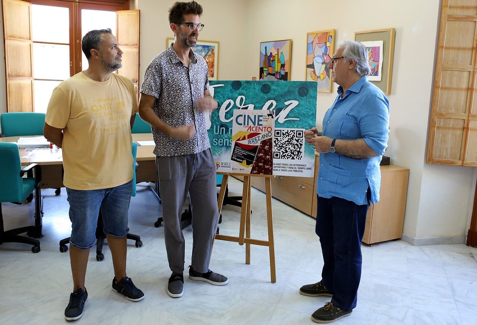 Dani Sánchez López con Francisco Camas