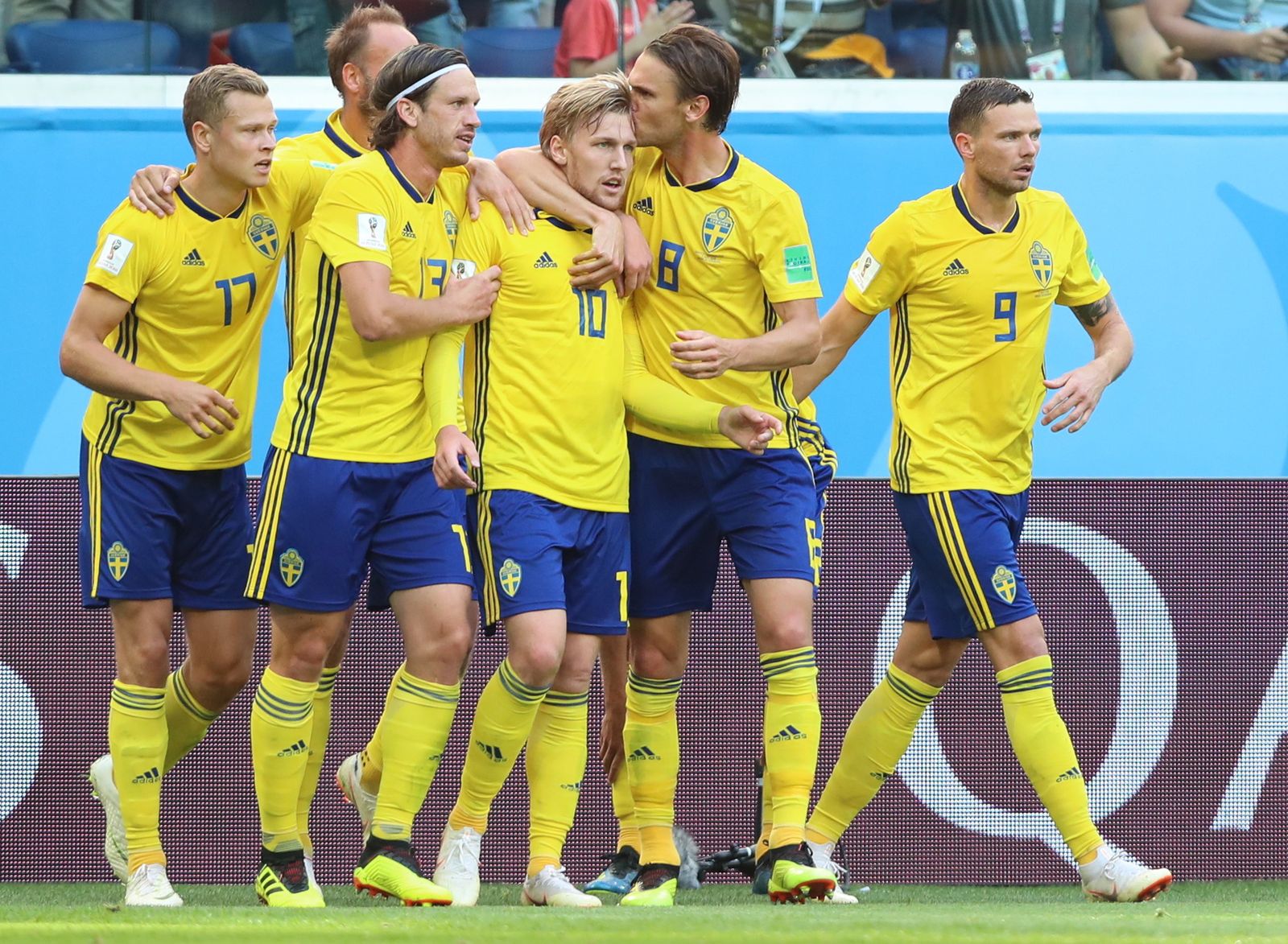 Las imágenes del Suecia-Suiza
