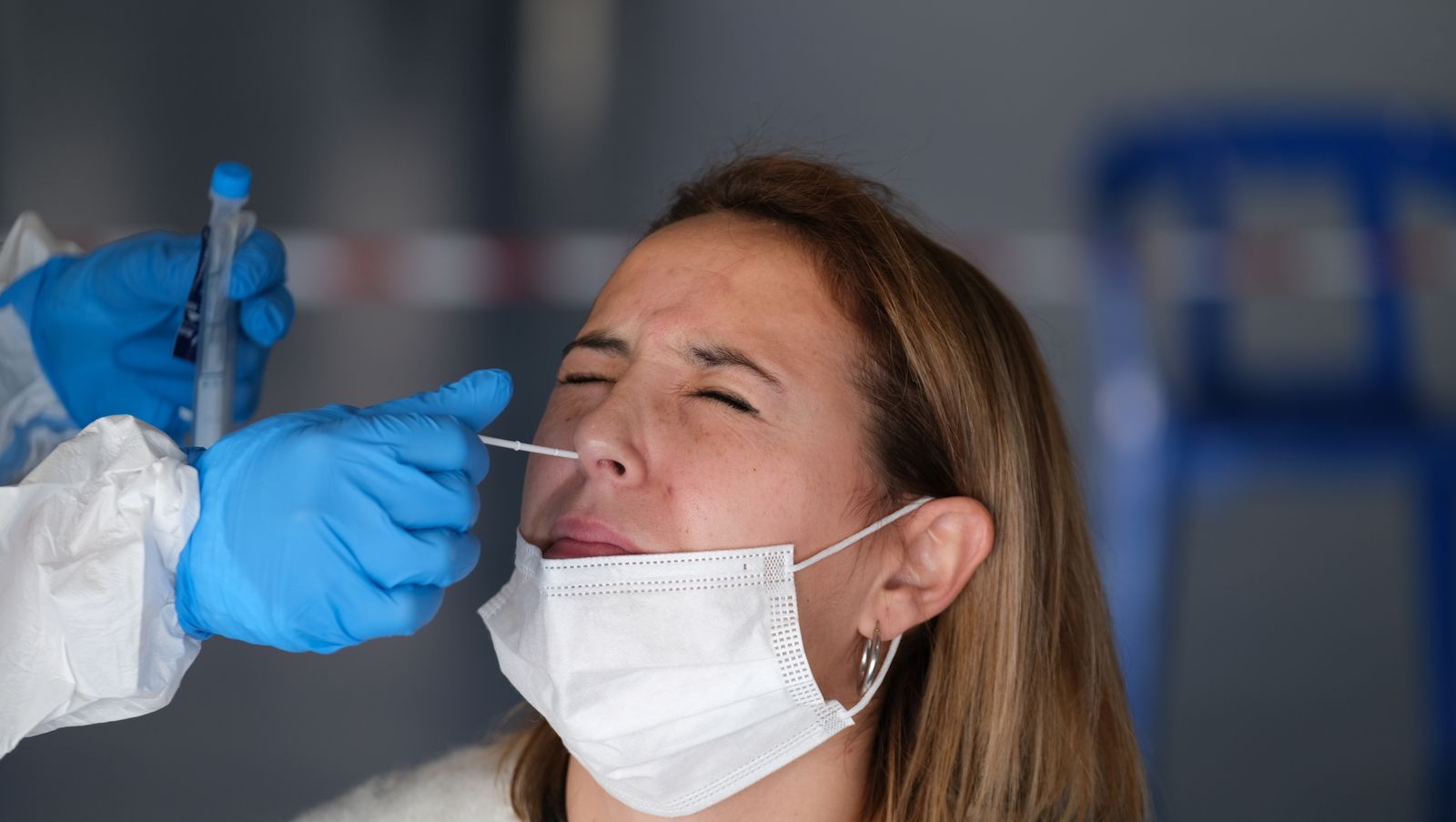 Fotogalería cribado test antígenos COVID-19 en Berja. Almería