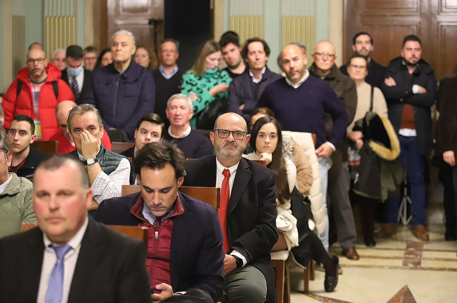 Imágenes del cartel de la Semana Santa 2023 de Huelva en su presentación