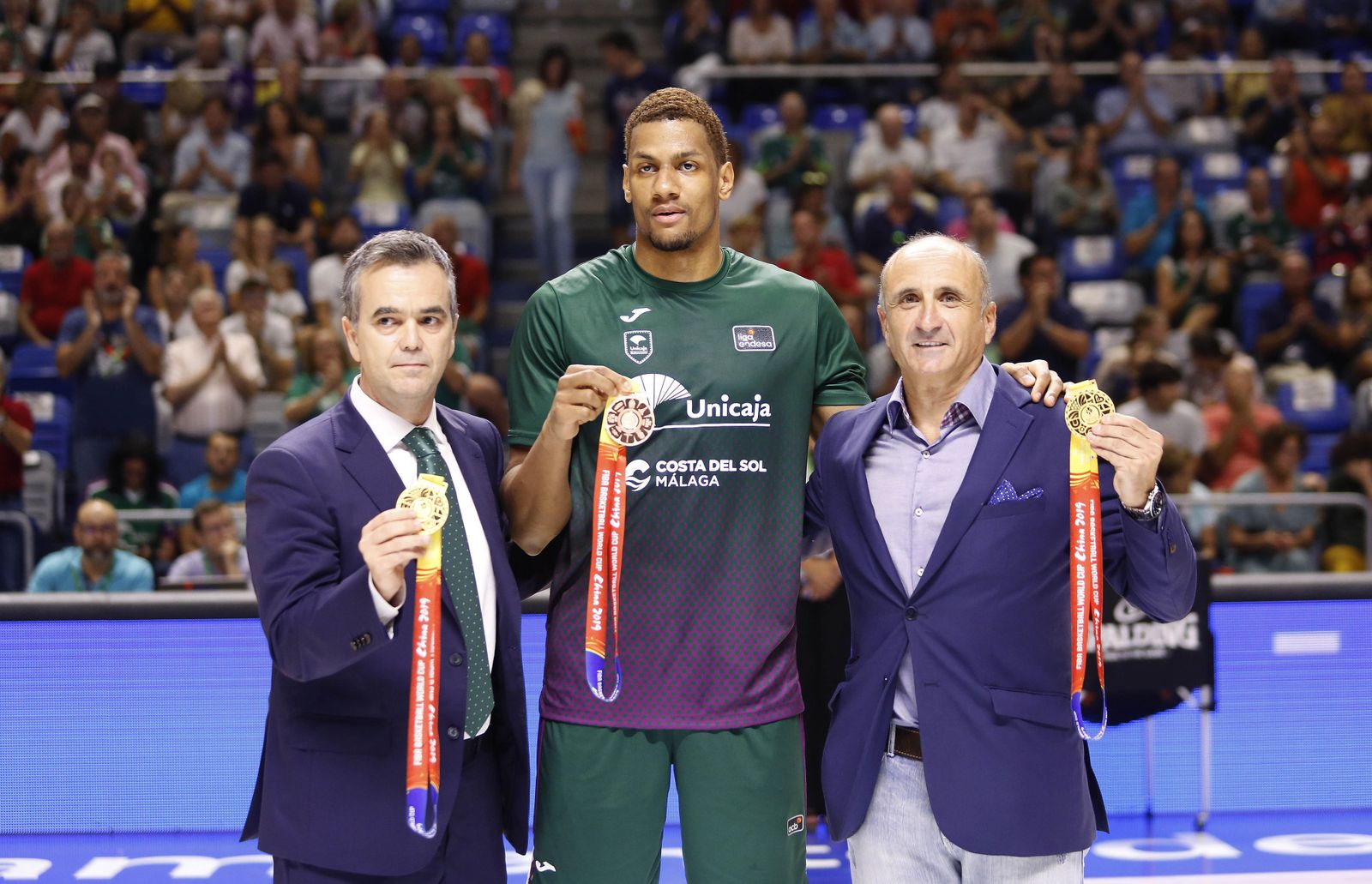 Ángel Sánchez-Cañete, Axel Toupane y Enri Salinas.