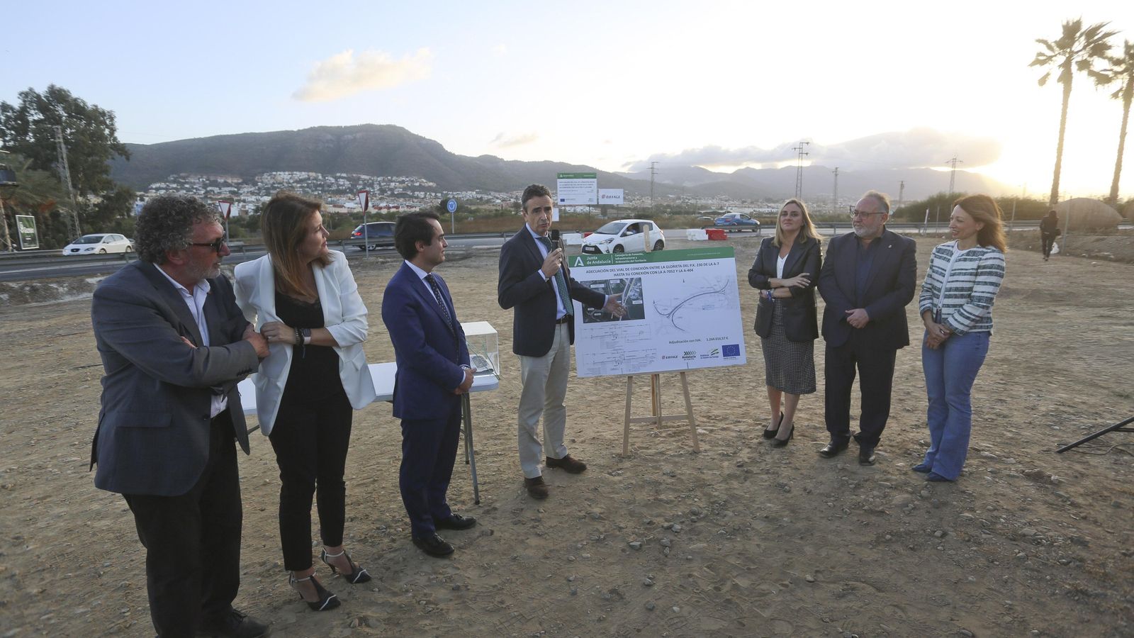 Un momento de la explicación de las actuaciones.