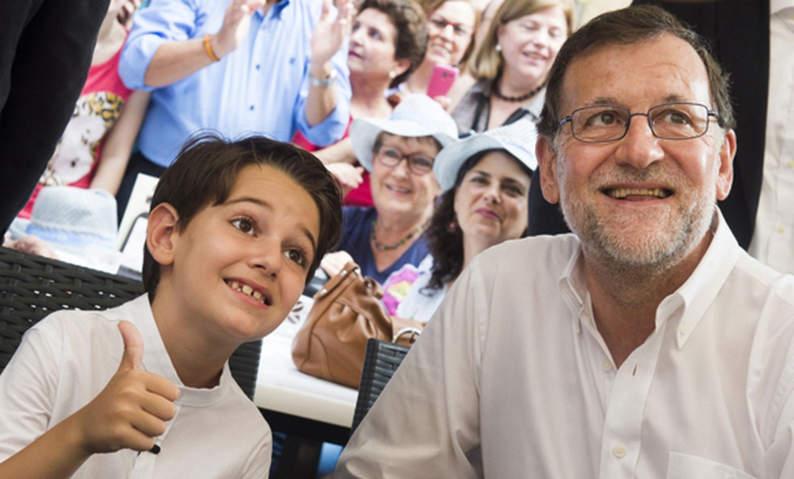 Rajoy se reencuentra con su 'miniyo' en Molina de Segura
