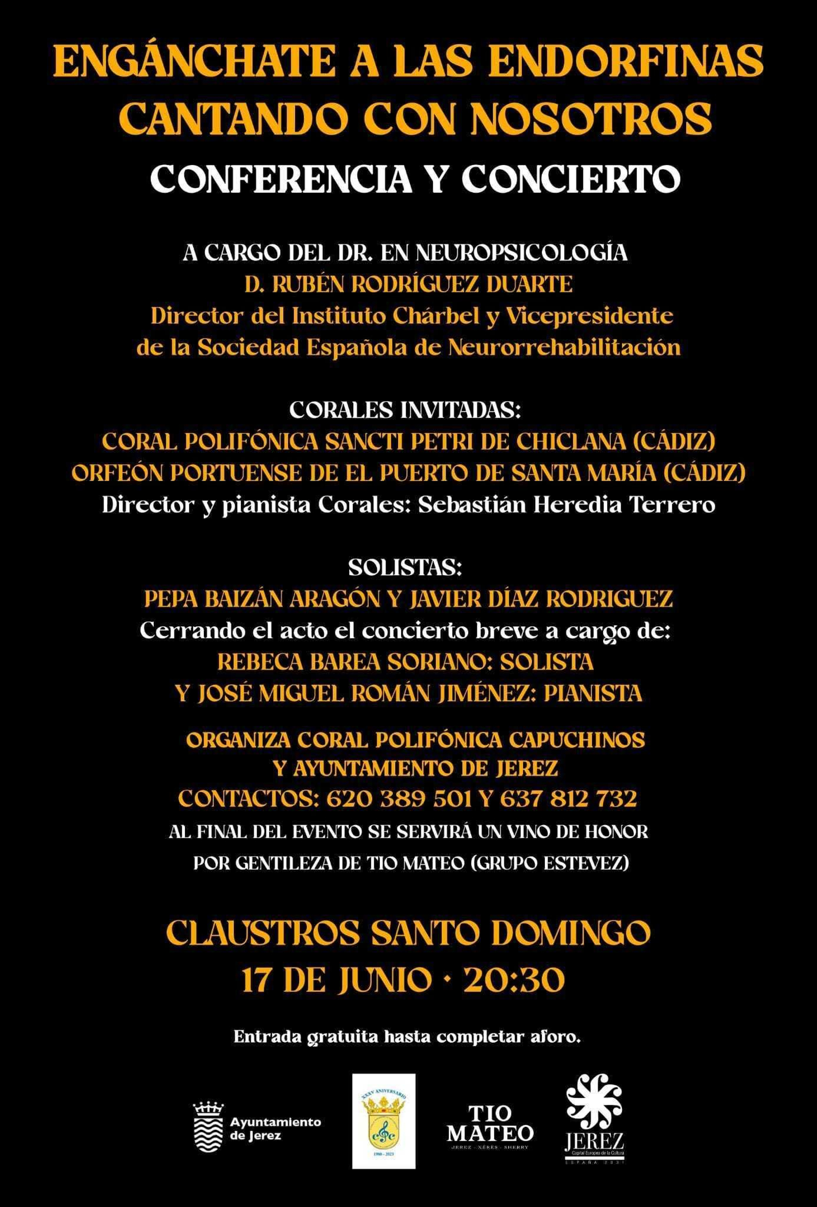 Conferencia y concierto de la Coral en Los Claustros