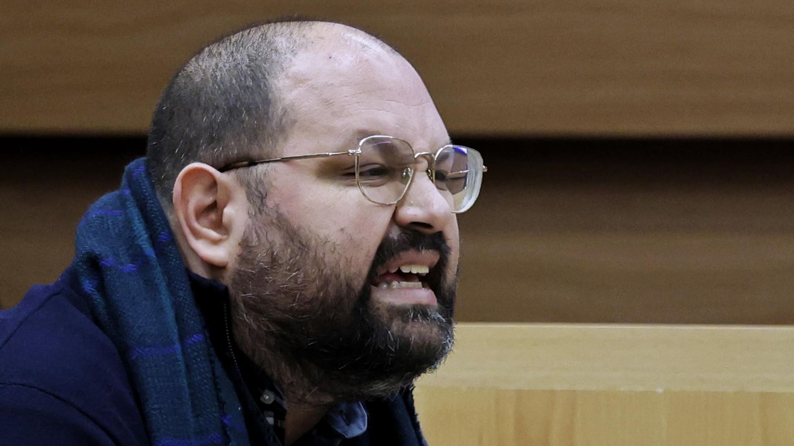 El portavoz del gobierno municipal, Javier Bello, durante el pleno.