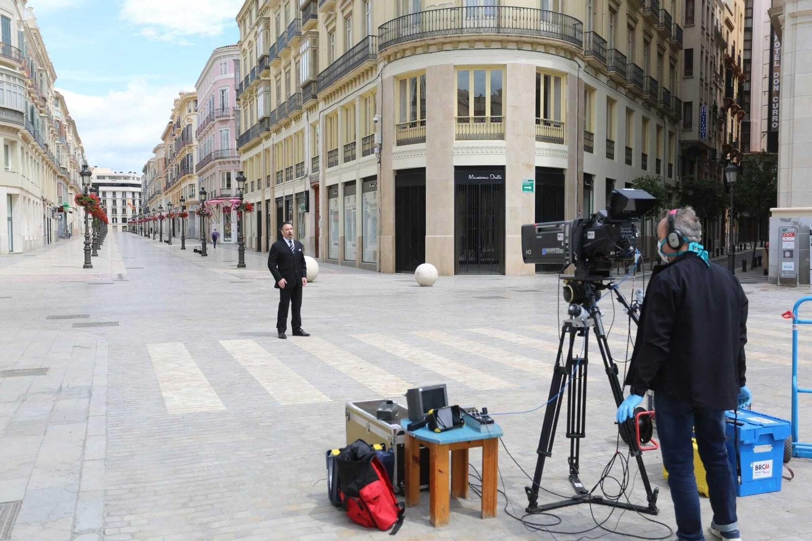 La grabación del 'Himno de la alegría' de Carlos Álvarez, en fotos