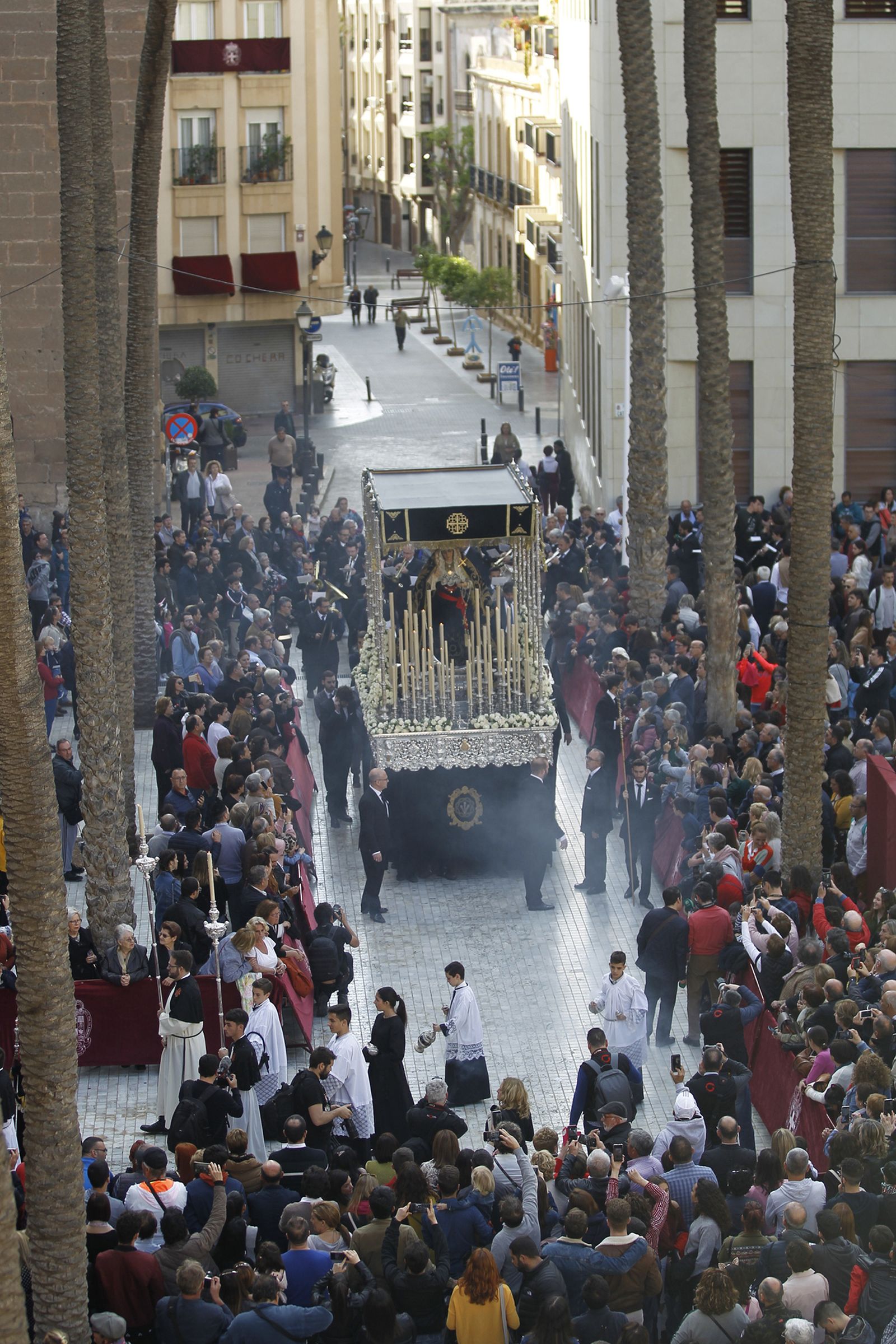 Imágenes de la Procesión del Entierro, Viernes Santo. Semana Santa Almería 2019