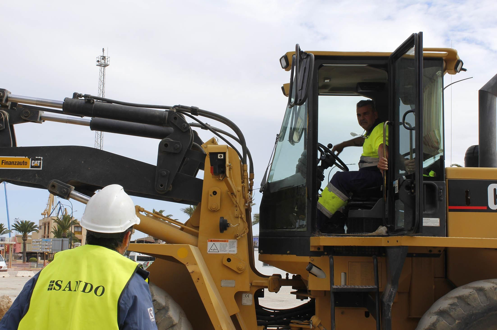 Las obras del edificio de la lonja pesquera, en imágenes