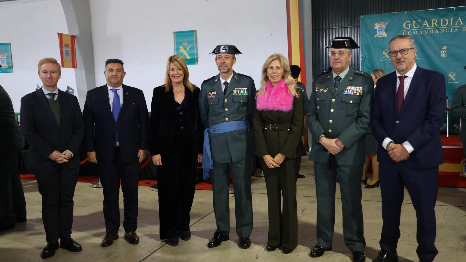 Alfonso Castro, Jose Manuel Correa, Pilar Miranda, Julio Serrano Checa, María José Rico, Luis Ortega Carmona y José Manuel Moreno Mateo en el acto de toma de posesión. Alfonso Castro, Jose Manuel Correa, Pilar Miranda, Julio Serrano Checa, María José Rico, Luis Ortega Carmona y José Manuel Moreno Mateo en el acto de toma de posesión.