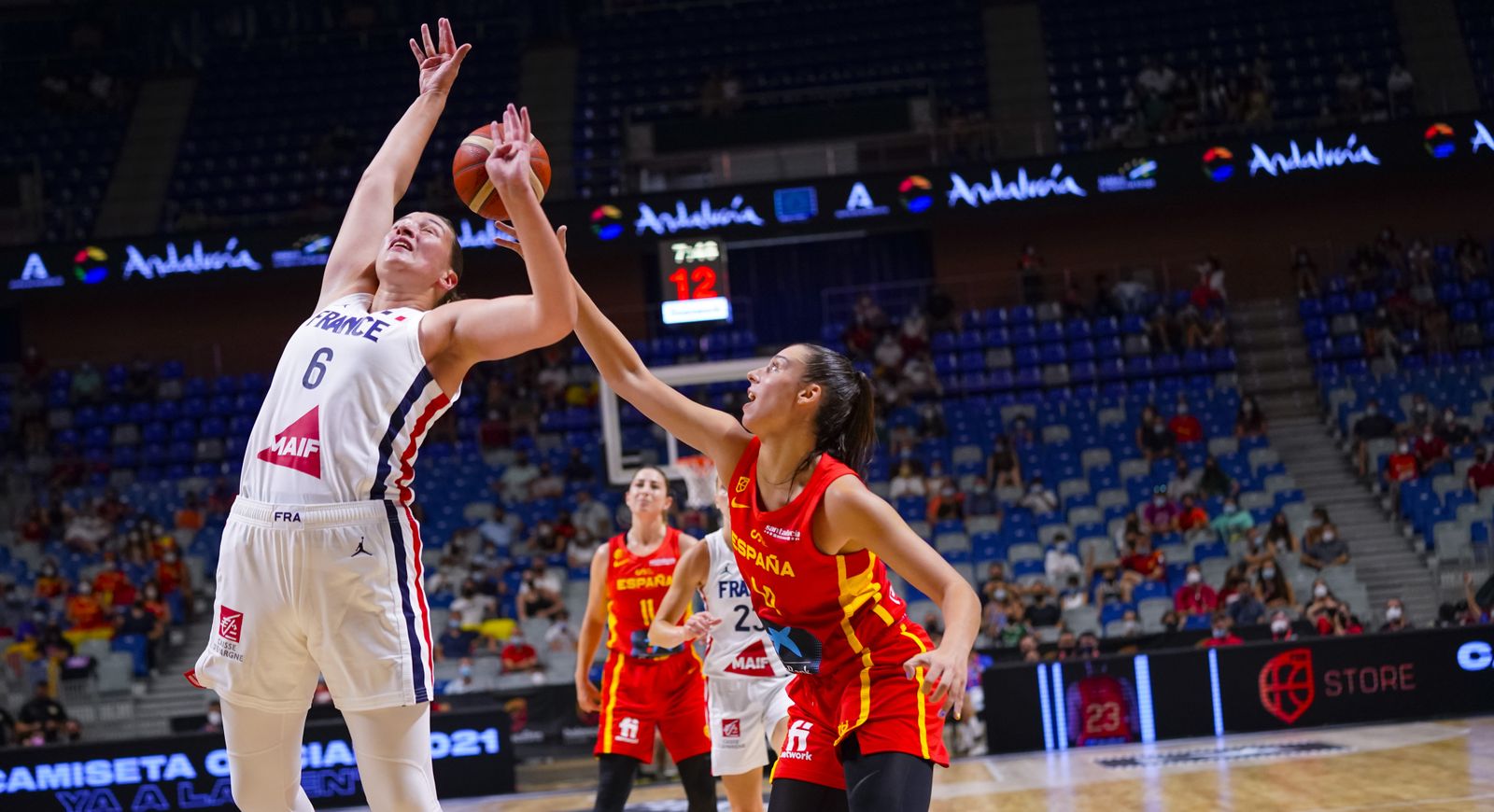 Las fotos del España-Francia femenino de Málaga