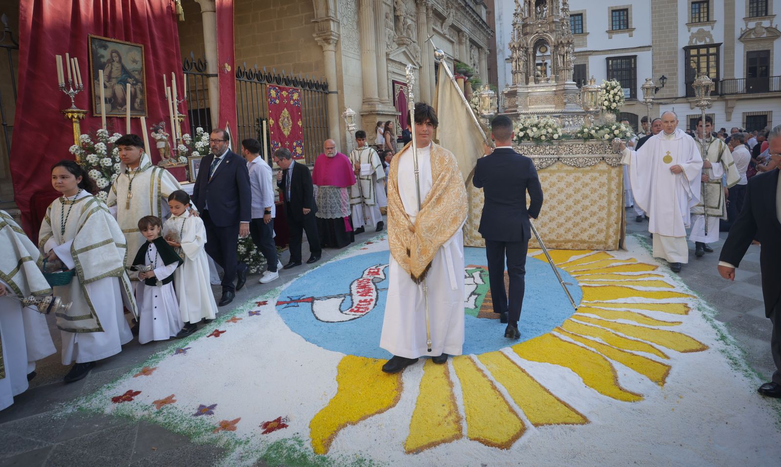 Imágenes de la procesión del Corpus en Jerez