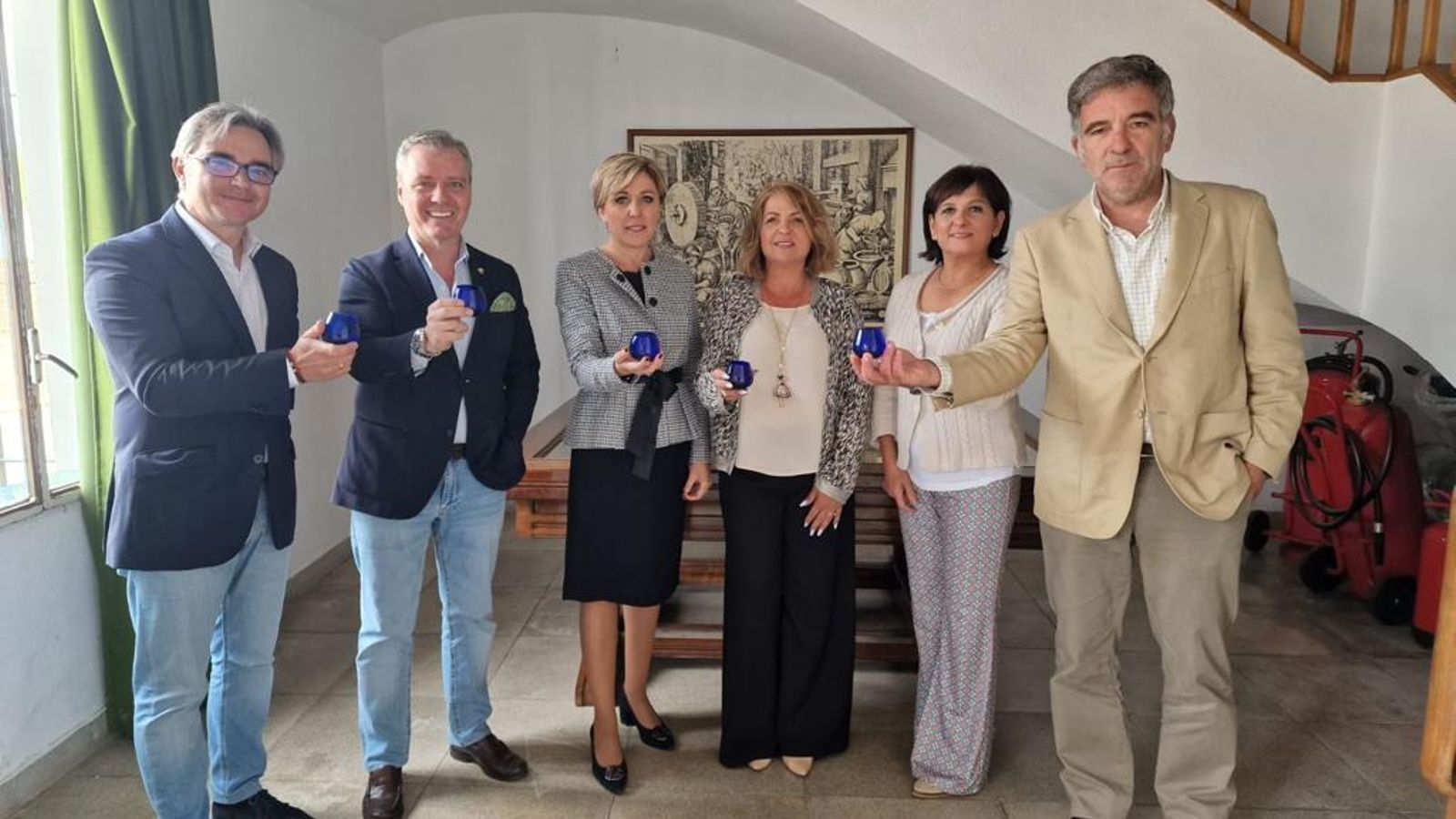 Un momento de la cata.