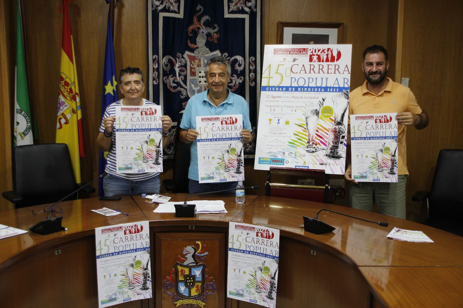 Presentación de la carrera popular.