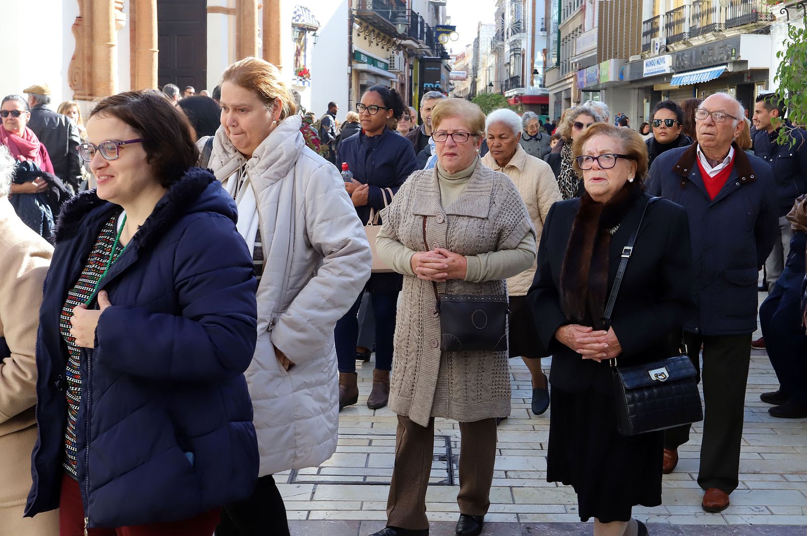 Imágenes de la procesión del Sacramento desde la Concepción