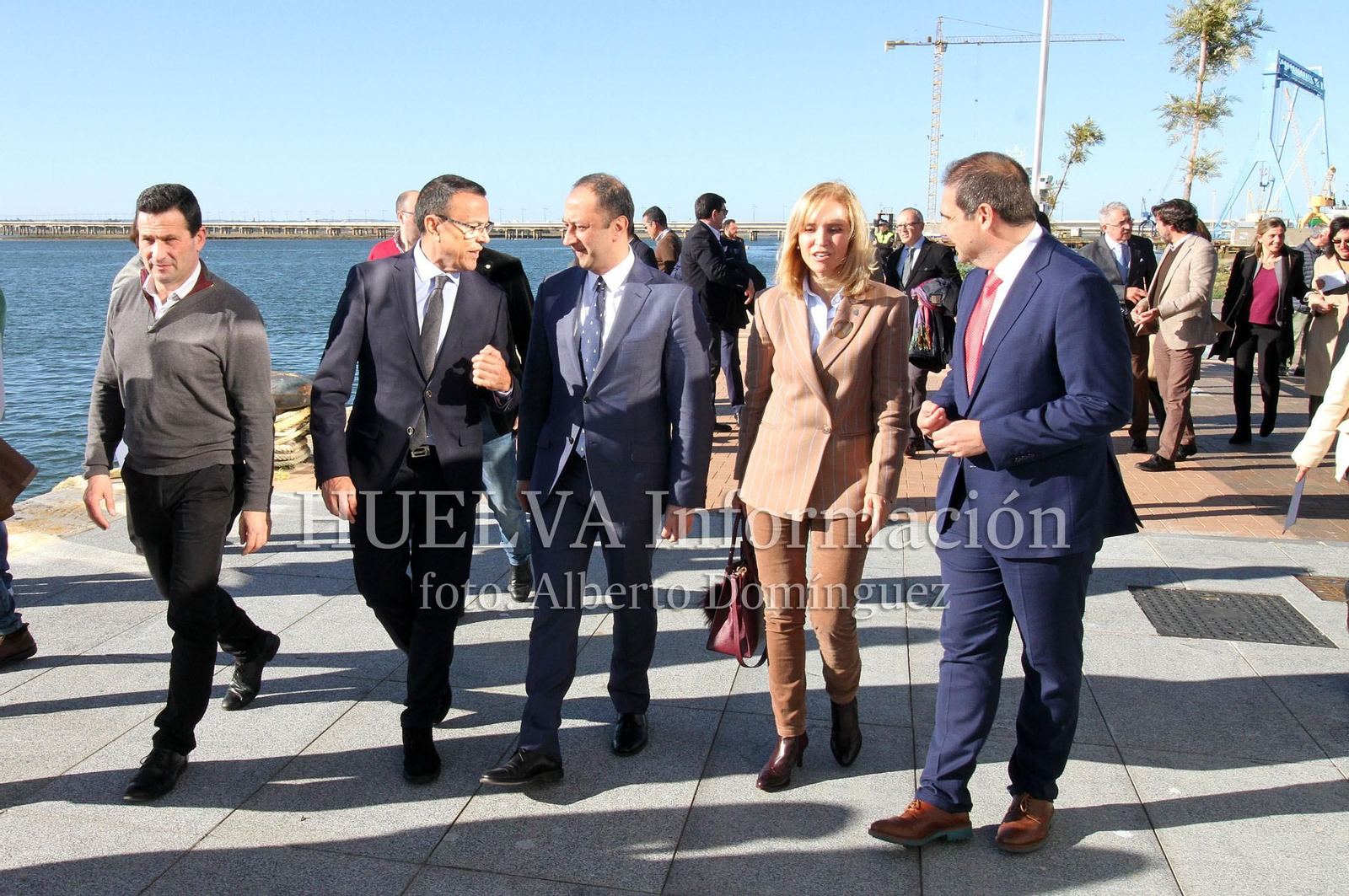 Inauguración de la Nueva Lonja del Puerto de Huelva, en imágenes