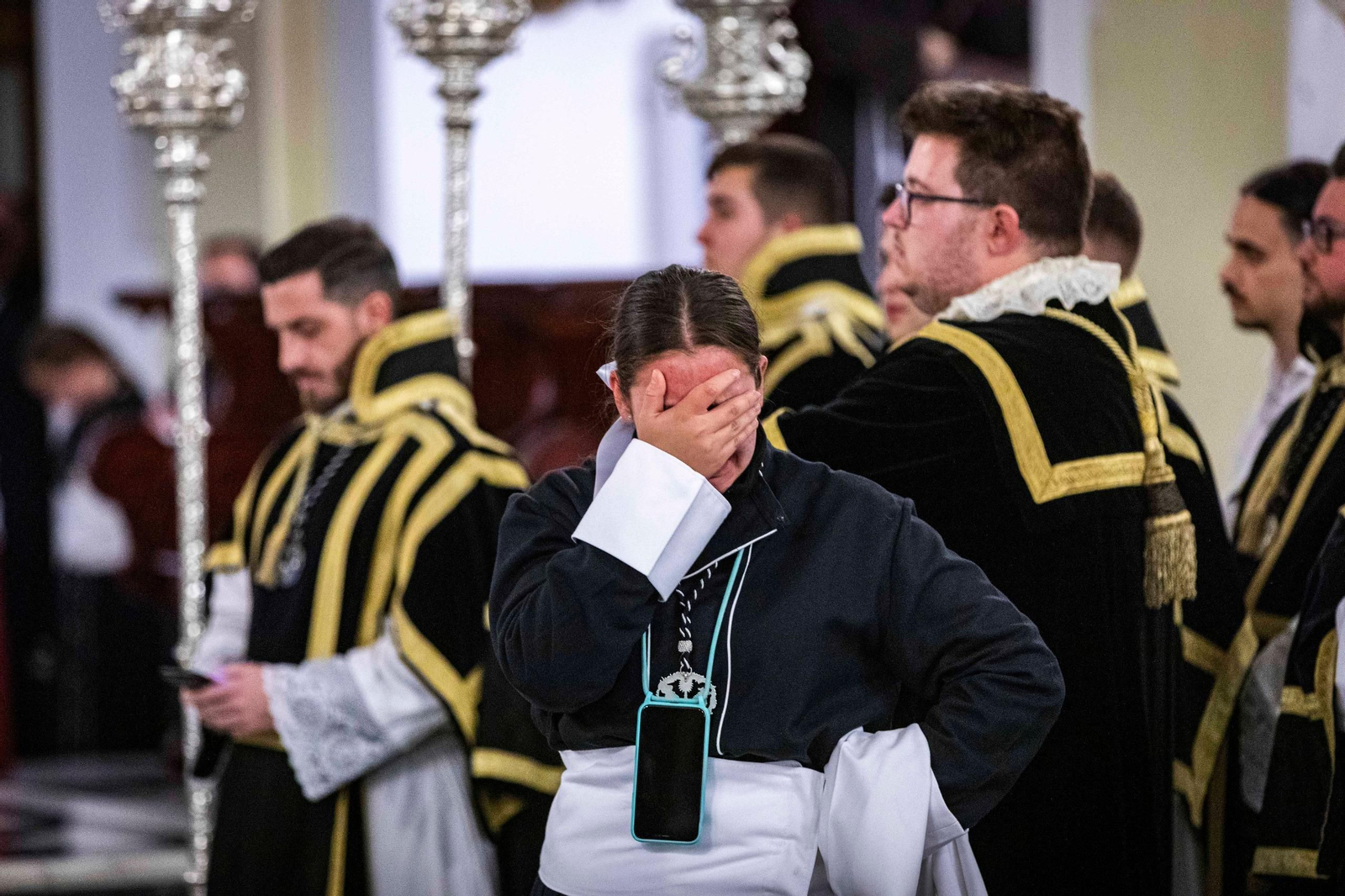 Las imágenes de la Cofradía de la Caridad este Martes Santo en la Semana Santa de San Fernando 2024