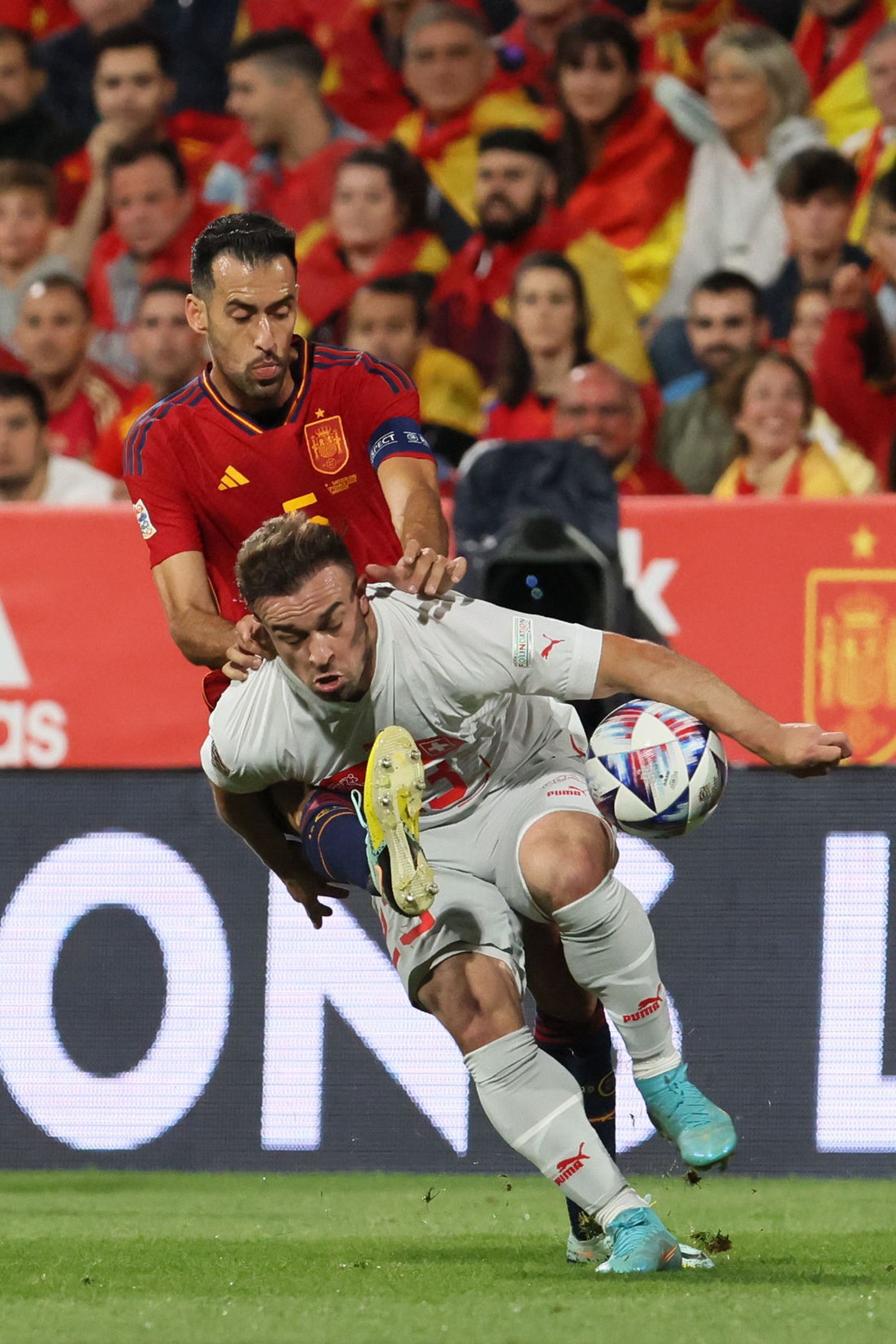 Las imágenes del España-Suiza