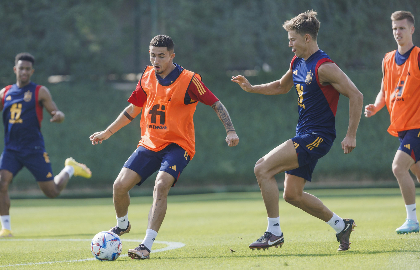 Las imágenes del día de la selección española en el Mundial de Qatar