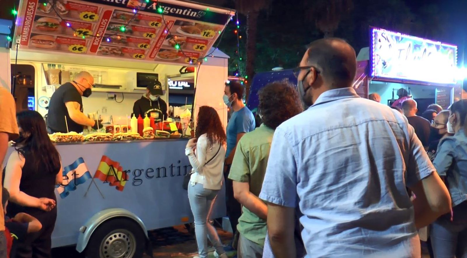 Una de las 'gastronetas' participantes en el Food Truck Festival
