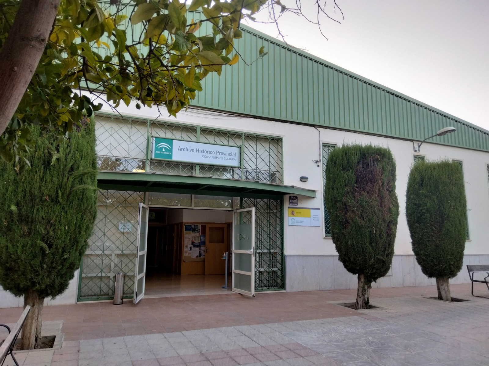 Fachada del Archivo Histórico Provincial.