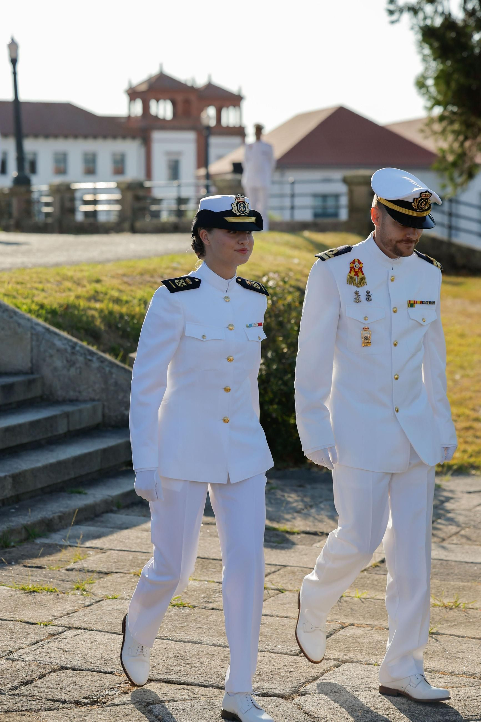 Las fotos del ingreso de la Princesa de Asturias en la Escuela Naval de Marín
