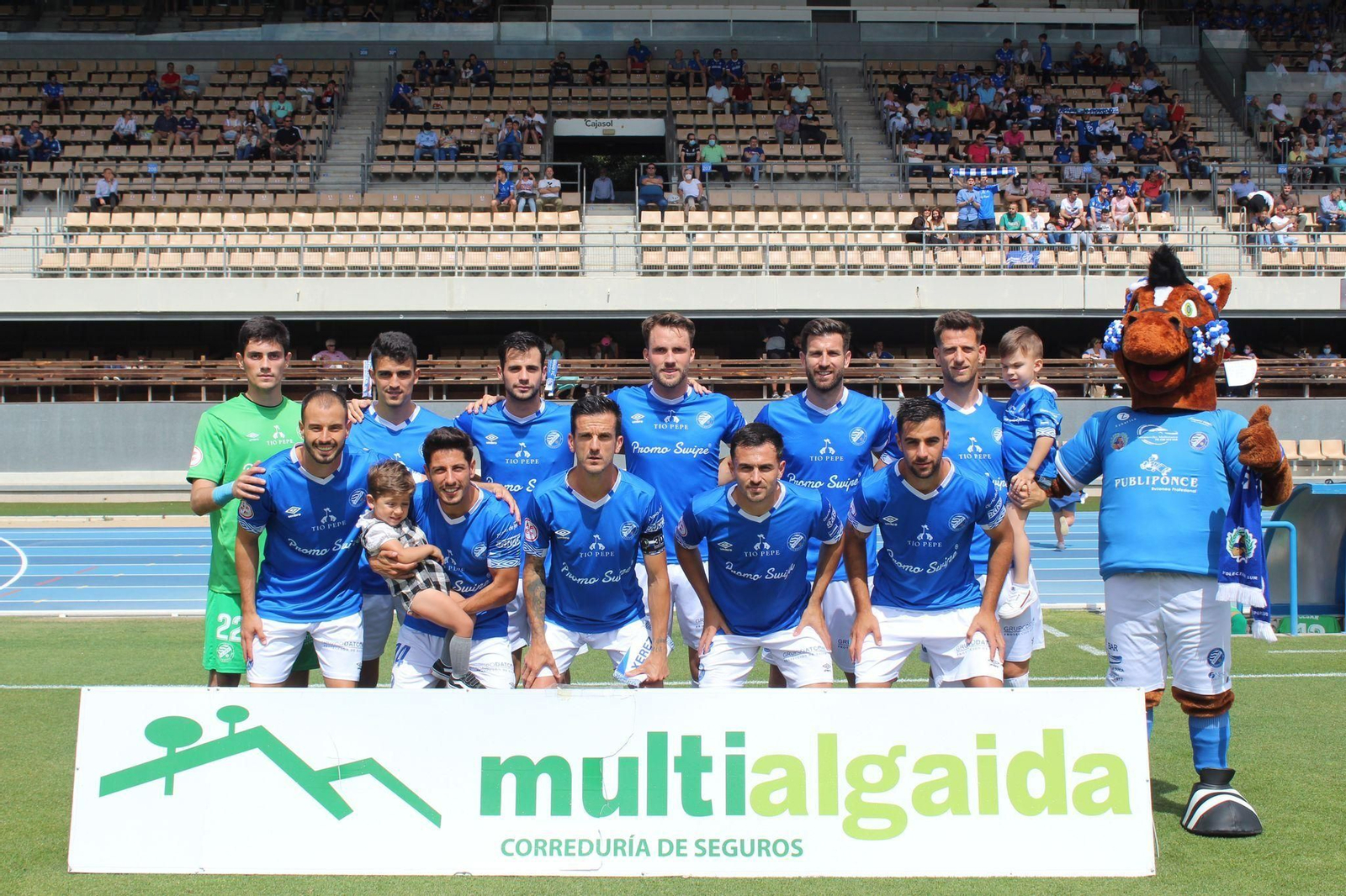 Último once inicial del Xerez DFC en la temporada 21/22.