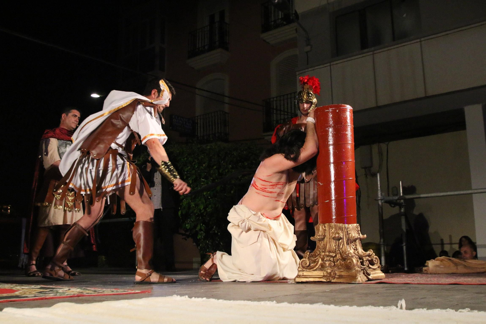 Una de las escenas de la Pasión de Gádor.