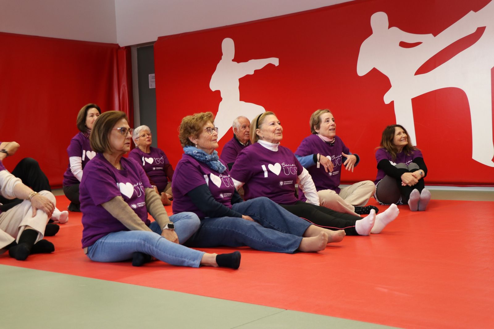 Participantes en el programa UGR Senior, destinado a personal jubilado de la Universidad, en una imagen de archivo.