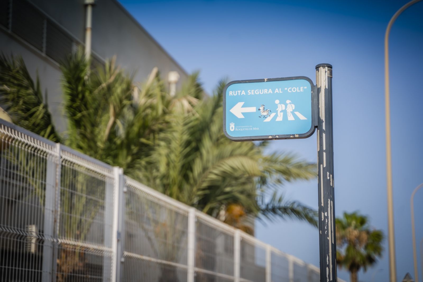 Una de las señalizaciones del proyecto.