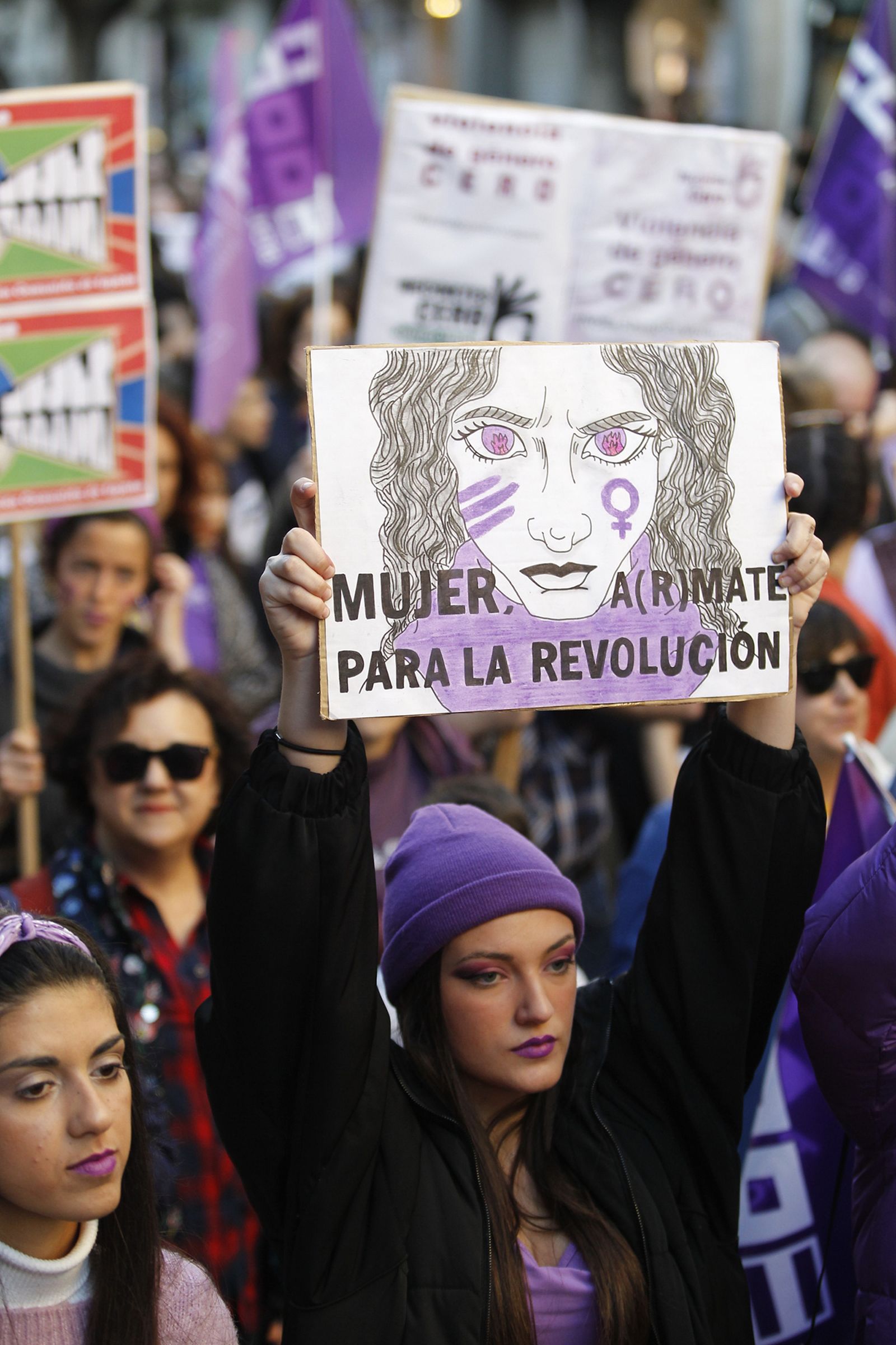 Fotogalería manifestación Día Internacional de la Mujer