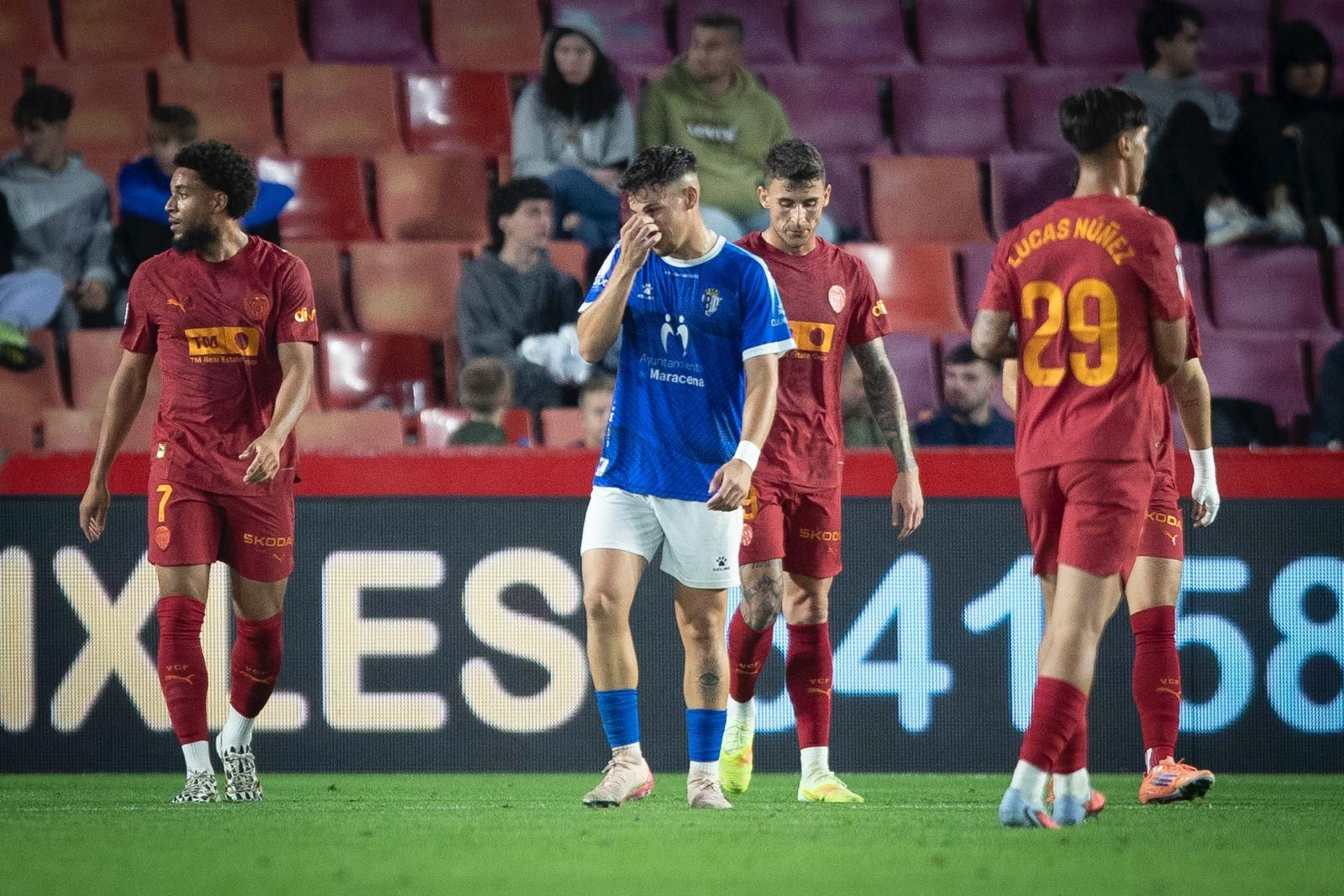 Las mejores imágenes del duelo copero entre UD Maracena y Valencia CF