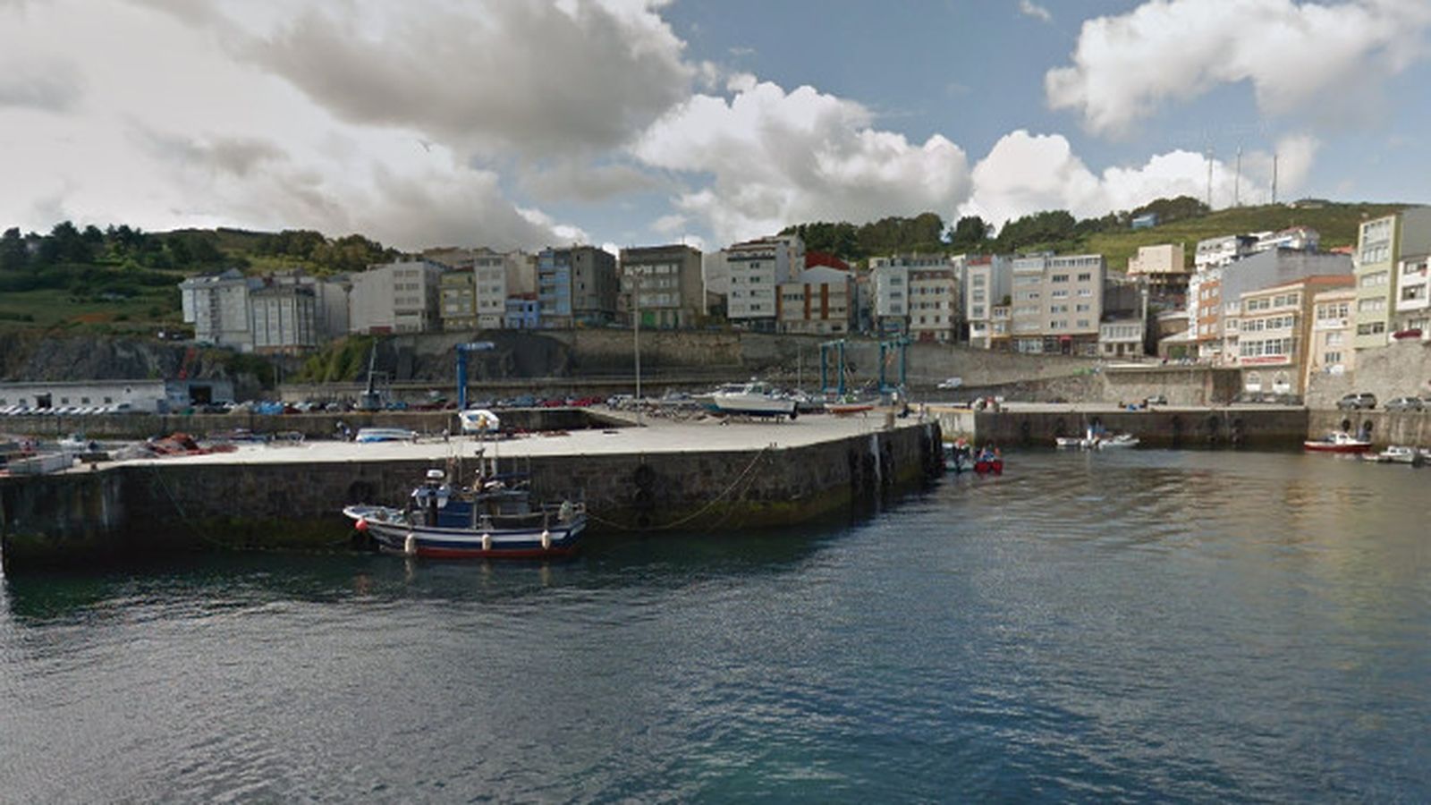 Dársena del puerto de Malpica.